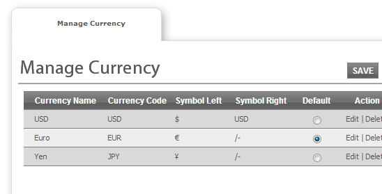 Multiple currency support - web to print Ireland and Print MIS Software